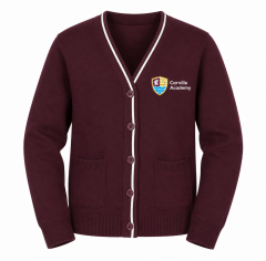 New 2026 Cardigan - Embroidered with Carville Academy Logo