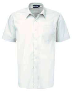 Boys Short Sleeve Shirts – Twin Pack – White