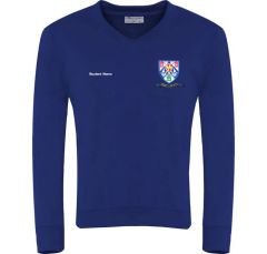 Royal Sweatshirt - Embroidered with Seaton Valley School Logo