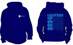Year 11 Leavers Hoodie Embordered with Ashington Academy Logo + Back printed with Leavers Design (Year 11 Students Only)