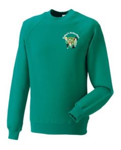 Jade Bailey's Butterflies Sweatshirt - Embroidered with Bailey Green Butterflies logo