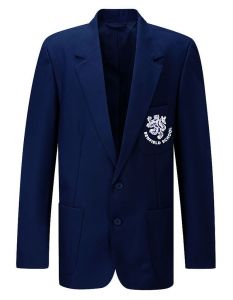Navy Boy's Blue Blazer - Embroidered with Benfield School Logo
