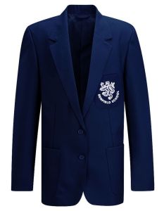 Navy Girls's Blue Blazer - Embroidered with Benfield School Logo