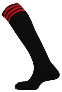 Black/Red PS Sports Socks for Christ's College, Sunderland (Essential for students in Years 5-11 only)