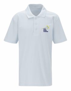 White Polo - Embroidered with Bothal Primary School logo