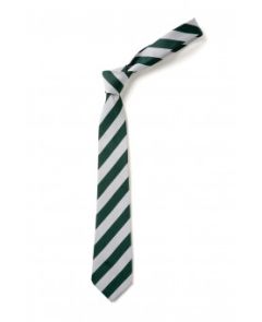 Bottle/White Clip-on School Tie (KS4) 16"