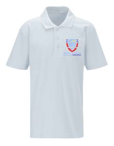 White Polo - Embroidered with Central Primary School logo