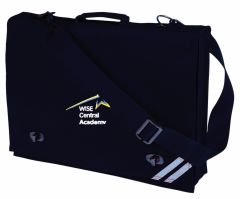 Navy Document Case - Embroidered with Central Primary School logo