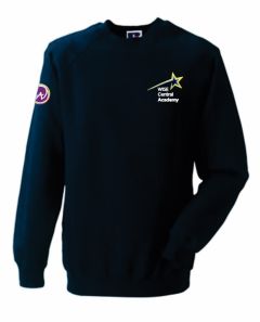 NEW for 2026 - Navy Sweatshirt - Embroidered with Central Primary School logo