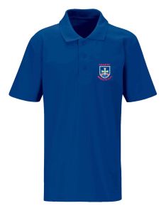 Polo Top in Royal - With Chantry Middle School Logo