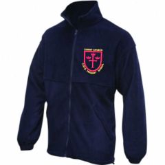 Navy Fleece- Embroidered With Christ Church Primary School Logo