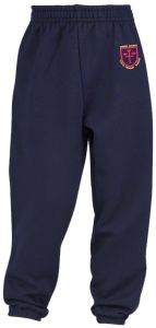 Navy Joggers - With Christ Church C of E Primary School Logo