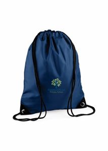 NAVY PE Bag - Embroidered With Copeland Road Primary School Logo