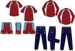 PE KIT- Option 2 (T-shirt, Shorts, Tracksuit Bottoms and Mid-layer top) - Embroidered with Corbridge Middle School