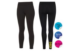 Black Leggings - for Durham High School - Printed with DHS
