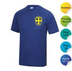 Booth - Royal Infant/Junior House T-Shirt - Printed with Durham High School Logo