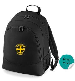 Gym Bag Black Rucksack - Embroidered with Durham High School Logo