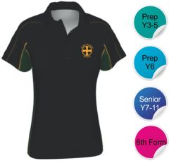 PE Polo - Embroidered with Durham High School Logo