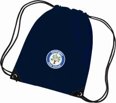 Navy PE Bag - Embroidered With Dinnington First School Logo