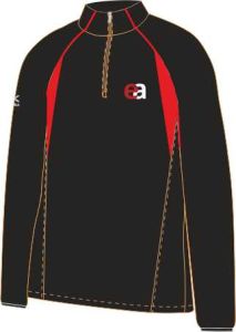 Black/Red Mid-Layer (MLS) - Embroidered with Easington Academy School Logo
