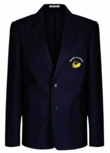 Navy Boys Contemporary Blazer (ABB) - Embroidered with Harton Academy Logo (New for 2025)