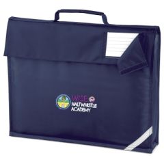 Navy Bookbag - Embroidered with Haltwhistle Academy logo