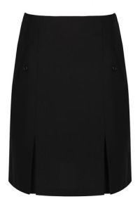 Black Junior Twin Pleat Skirt (JGKS)