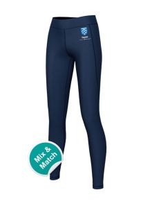 Navy Leggings - Embroidered with Kepier School Logo