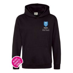 Black BTEC Dance Only Hoodie - Embroidered with Kepier School Logo