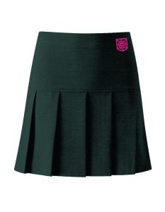 Girls Black Skirt - Embroidered with King Edward VI School Logo 