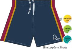 Slim Leg Games Shorts - Embroidered with Orion Logo