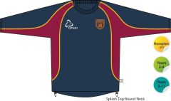 Splash Top - Embroidered with Kings Priory School Logo (Optional) *PHASING OUT*
