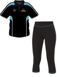 PE KIT- Girls Package Option 1 - POLO + LEGGINGS - Embroidered with Longbenton High School Logo