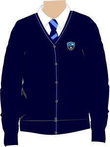 Cardigan - Embroidered with Meadowdale Academy Logo