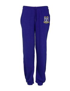 Royal Sweat Jog Pants - Embroidered with Meadowdale Academy Logo