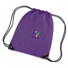 Purple PE Bag- Embroidered with Moorside Primary Academy Logo