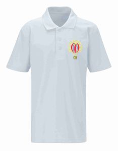 White Polo - Embroidered with New York Primary School logo