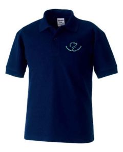 Navy Polo (Year 5&6 Only) - Embroidered with Ponteland Primary School Logo