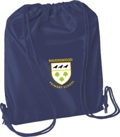 Navy PE Bag - Embroidered with School logo