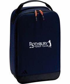 Adidas Golf Shoe Bag - Navy Blue Embroidered with Rothbury Golf Club Crest