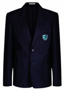 Navy Boys Contemporary Blazer (ABB) - Embroidered with Rye Hills Academy Logo