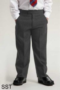 Grey Boys Junior Sturdy Fit Trouser (SST)