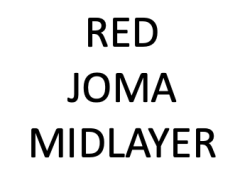 JOMA Unisex Mid Layer (RED)  - Embroidered with Oxclose Community Academy logo