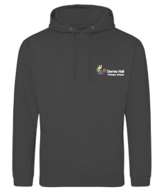 Leavers Hoodie - Embroidered with Darras Hall Primary School logo + Printed on back with Leavers Design