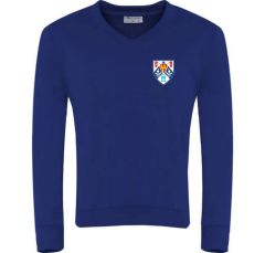 Royal Sweatshirt - Embroidered with Seaton Valley School Logo