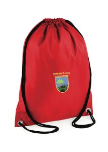 Red PE Bag - Embroidered With Shilbottle Primary School Logo