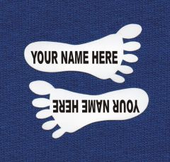 Shoe Name Labels x 15 Pairs