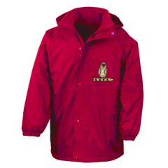 *SALE* Red Stormproof Coat - Embroidered With South Gosforth First School Logo