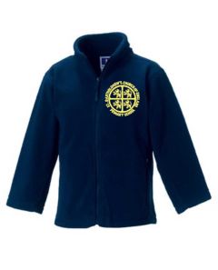 Navy Polar Fleece - Embroidered with St Bartholomew's C of E Primary School Logo