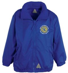 Royal Lightweight Waterproof Jacket -  Embroidered with the Stead Lane Primary School Logo